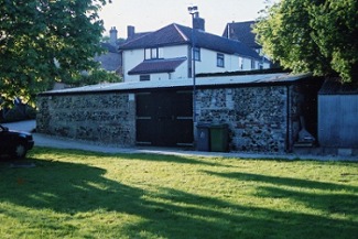 The old Flint Shed which was our first building at the Den. Formerly a stable.